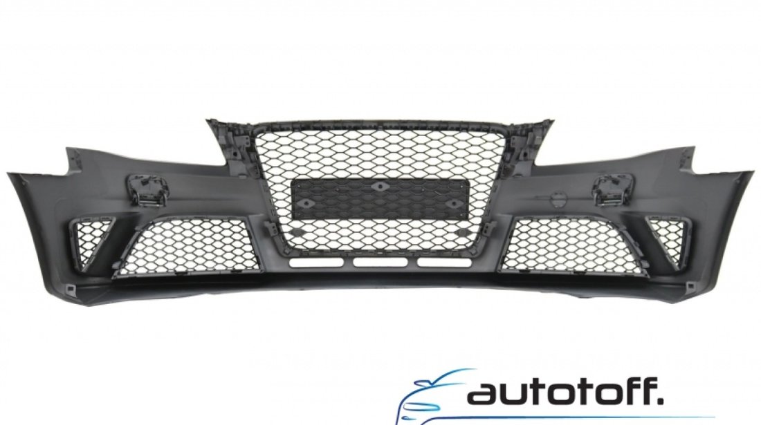 Bara Fata cu Difuzor Bara Spate si Ornamente Evacuare Audi A4 B8 Pre-Facelift (2008-2011) RS4 Design
