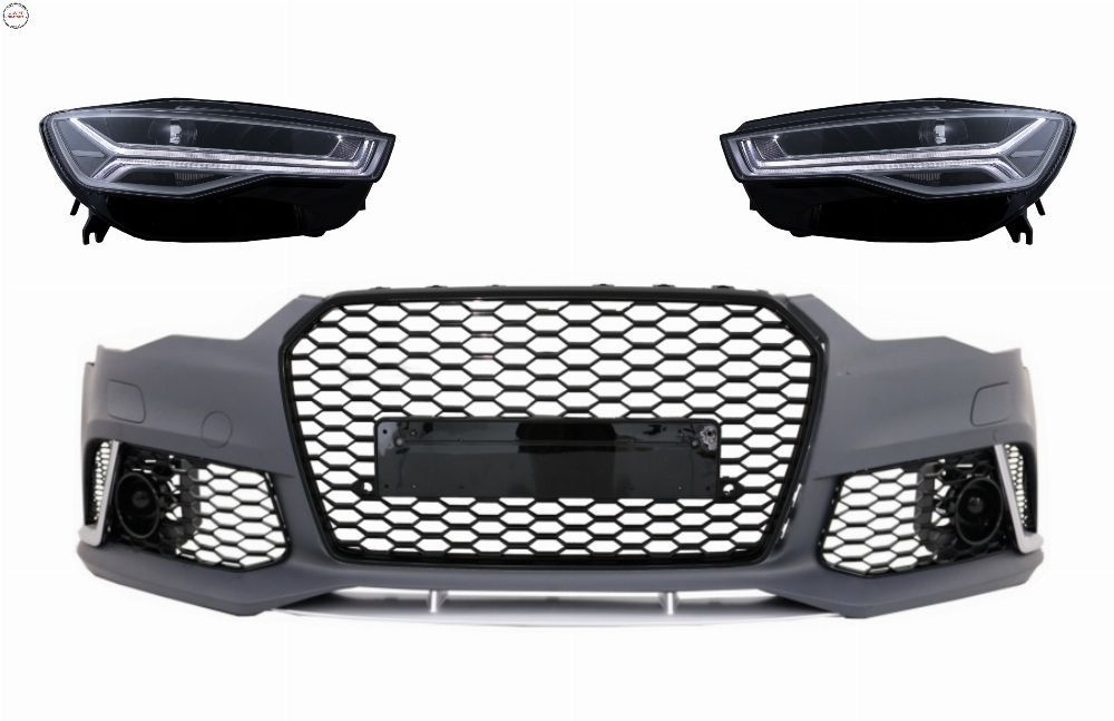 Bara Fata cu Faruri Full LED Semnalizare Dinamica Secventiala Audi A6 4G (2011-201