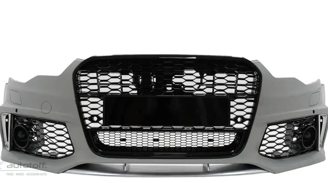 Bara Fata cu Grila Centrala compatibil cu Audi A6 4G (2011-2015) RS6 Design
