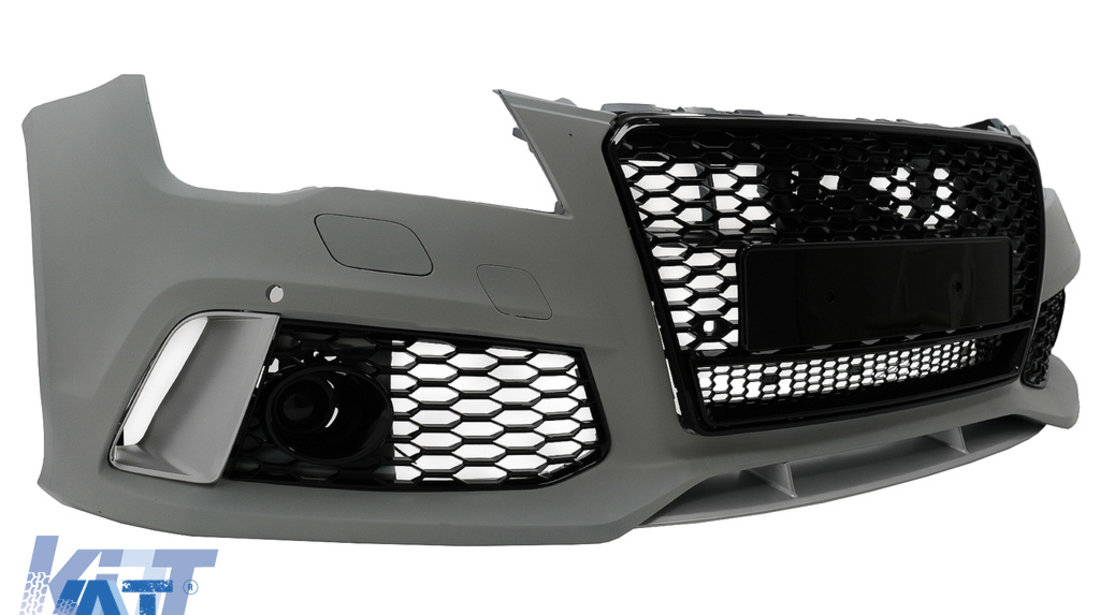Bara Fata cu Grila Centrala compatibil cu Audi A7 4G Pre-Facelift (2010-2014) RS7 Design
