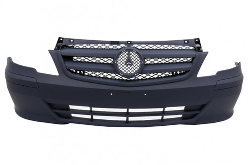Bara Fata cu Grila Centrala compatibil cu Mercedes V-Class Vito Viano W639 Facelift (2010-2014) FBMB...