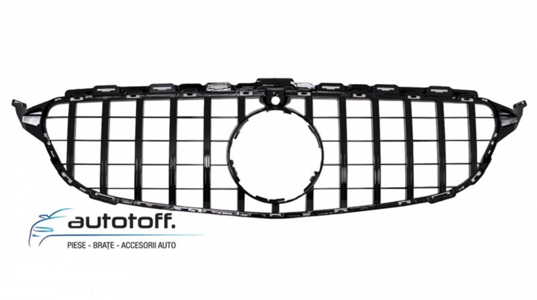 Bara fata cu Grila Centrala si Difuzor bara spate Mercedes C-Class W205 S205 (14-18) C63 Design