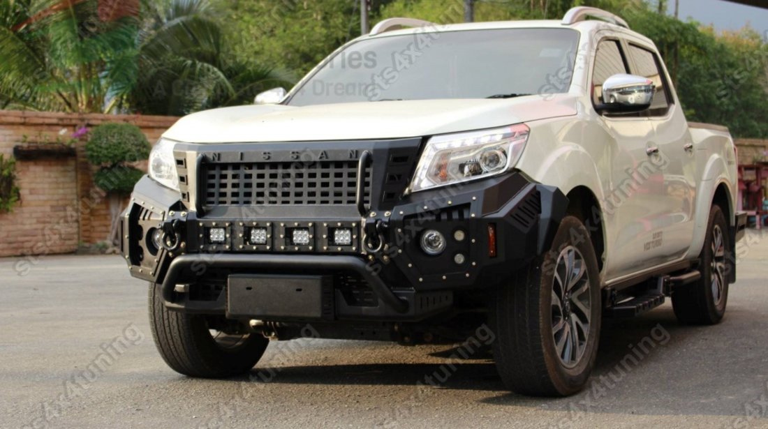 BARA FATA CU GRILA HEAVY DUTY NISSAN NAVARA NP300 2015-2020[V1]