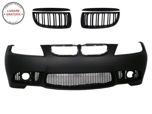 Bara Fata cu grile centrale BMW Seria 3 E90 Sedan E91 Touring (2004-2008) Non LCI
