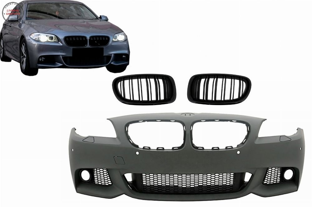Bara Fata cu Grile Centrale BMW Seria 5 F10 F11 Non LCI (07.2010-2013) Sedan Touri- livrare gratuita