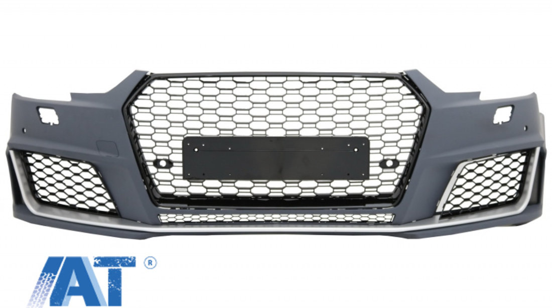 Bara Fata cu grile de bara compatibil cu AUDI A4 B9 8W (2016-2018) Quattro RS4 Design
