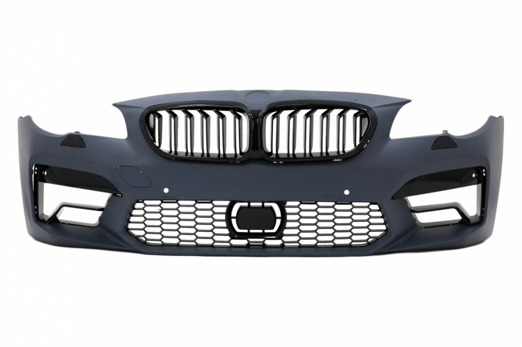 Bara Fata Cu Grile Radiator Nari Centralea Compatibil Cu Bmw Seria 5 F10 / F11 2011-2017 M5 2020 Design FBBMF10M5GB