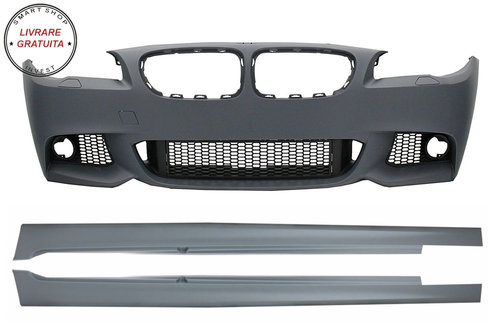Bara Fata cu Praguri Laterale BMW Seria 5 F10 F11 (2011-2014) M-Technik Design- livrare gratuita