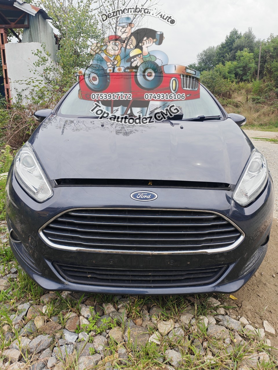 Bara fata Ford Fiesta Mk6 Mk7 2008-2017 spoiler