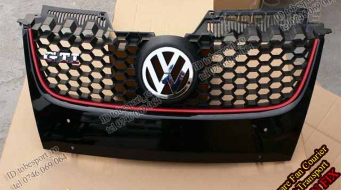 Bara fata Golf 5 GTI Plastic completa cu proiectoare