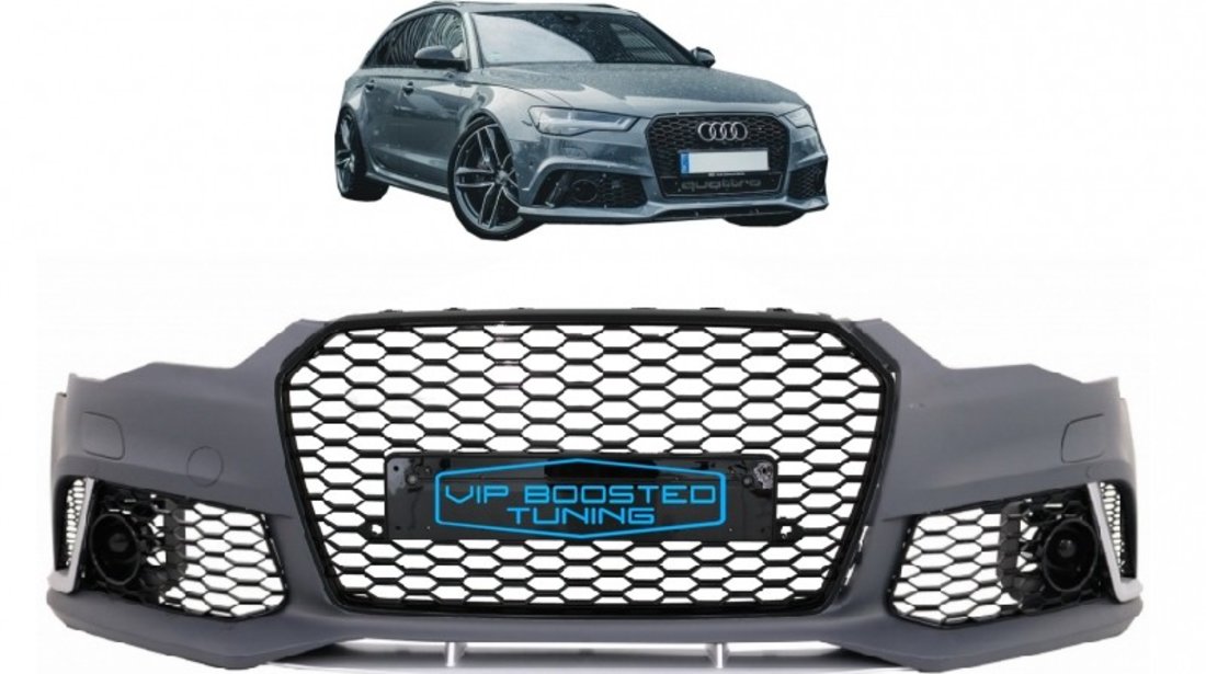 Bara Fata + grila AUDI A6 C7 4G Facelift (2015-2018) RS6 Design