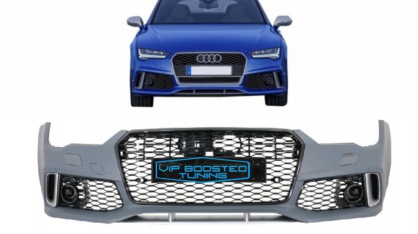 Bara Fata + grila AUDI A7 4G Facelift (2015-2018) RS7 Design