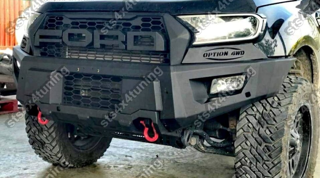 BARA FATA + GRILA FATA HEAVY DUTY METAL FORD RANGER T6 MC 2015-2019 OPT [V4]