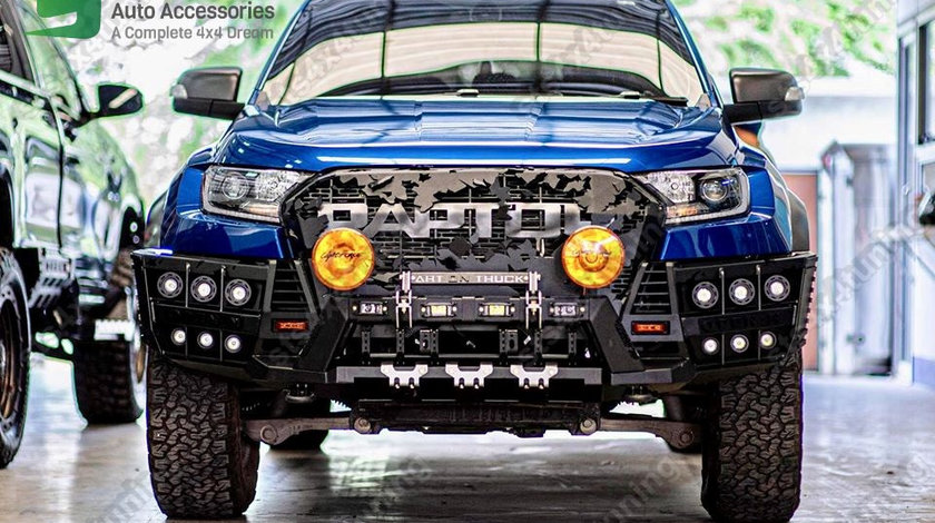 BARA FATA + GRILA FATA HEAVY DUTY STEEL FORD RANGER RAPTOR 2019-2020 [OPN-V1]