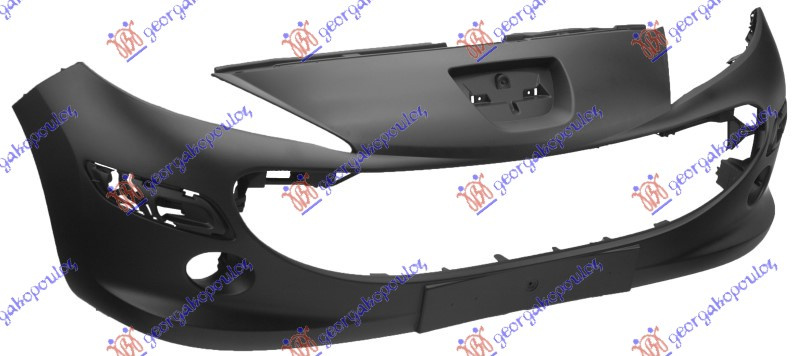 Bara Fata Grunduita Cu Locasuri Pentru Proiectoare Europa Peugeot 207 An 2006 2007 2008 2009 2010 2011 2012