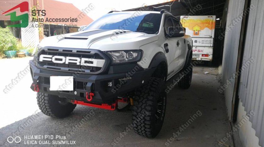 BARA FATA HEAVY DUTY CU LED PROIECTOARE+LED DRL FORD RANGER T7/T8 2015-2020 [AMV1]