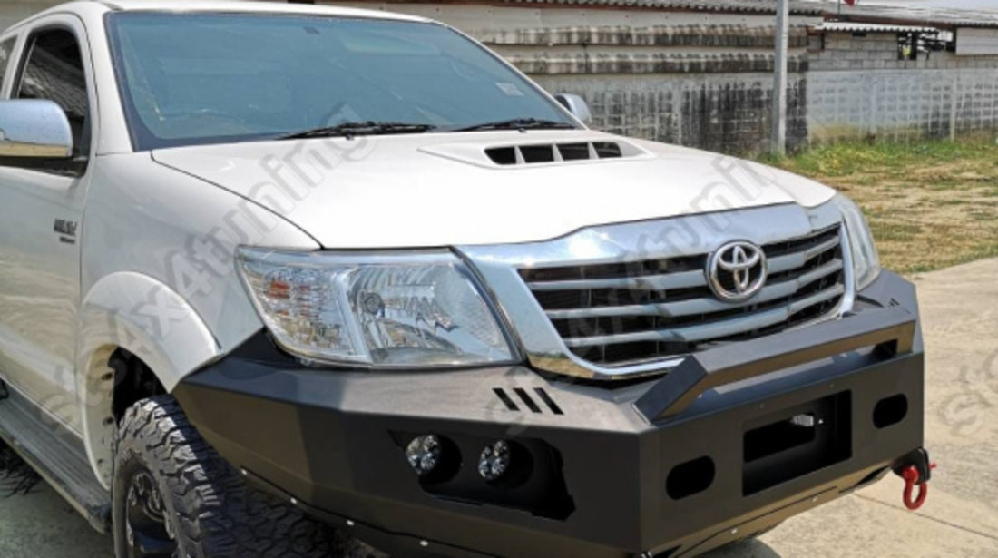 BARA FATA HEAVY DUTY CU PROIECTOARE LED TOYOTA HILUX VIGO 2012-2015 [V4]