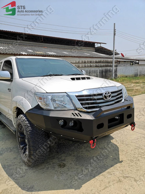 BARA FATA HEAVY DUTY CU PROIECTOARE LED TOYOTA HILUX VIGO 2012-2015 [V4]