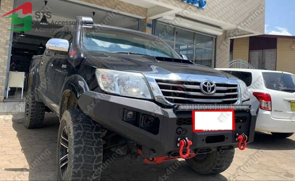 BARA FATA HEAVY DUTY CU PROIECTOARE TOYOTA HILUX VIGO 2012-2015 [V3]