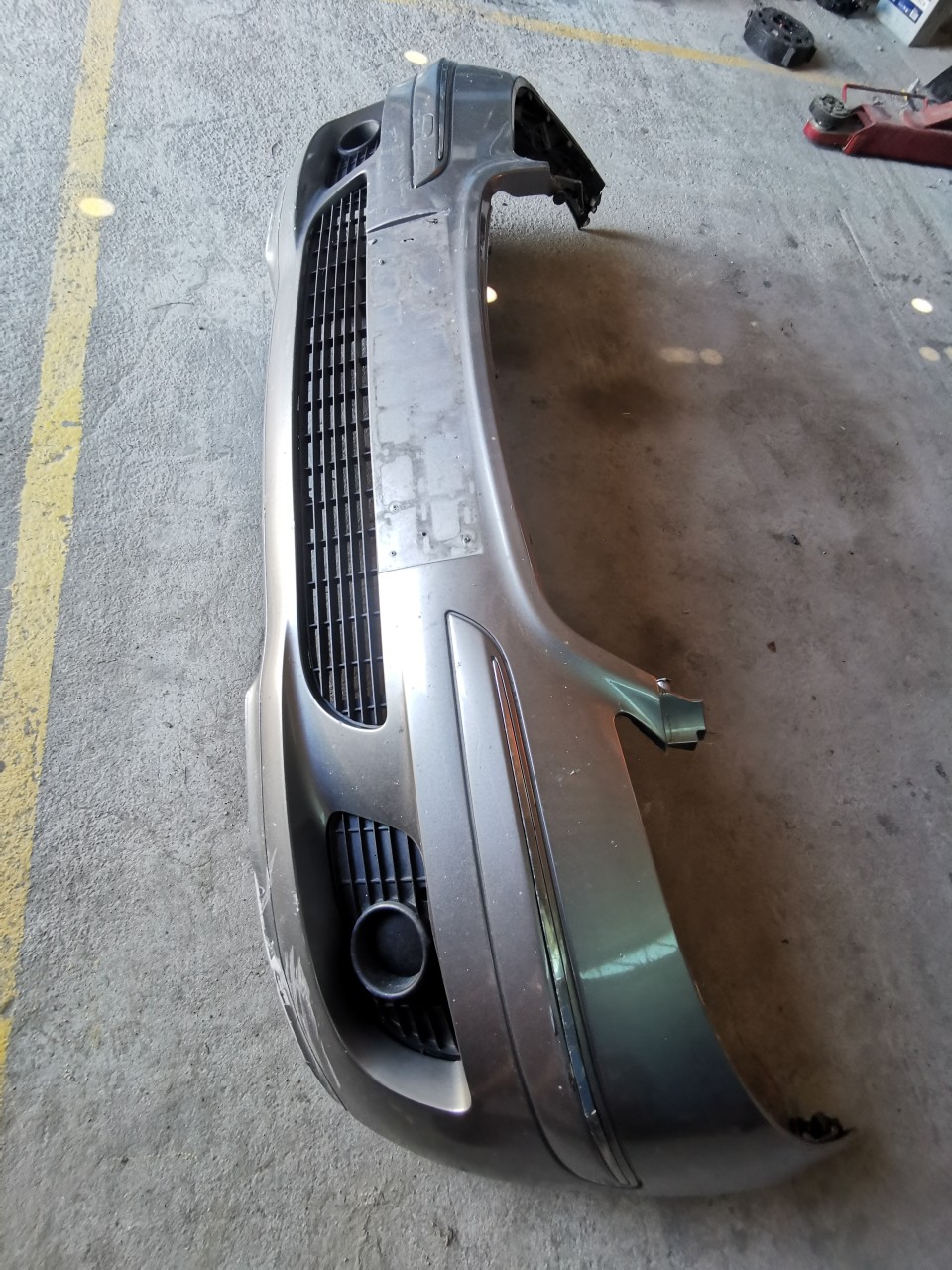 Bara fata Mercedes A-class W169 gri spoiler fata