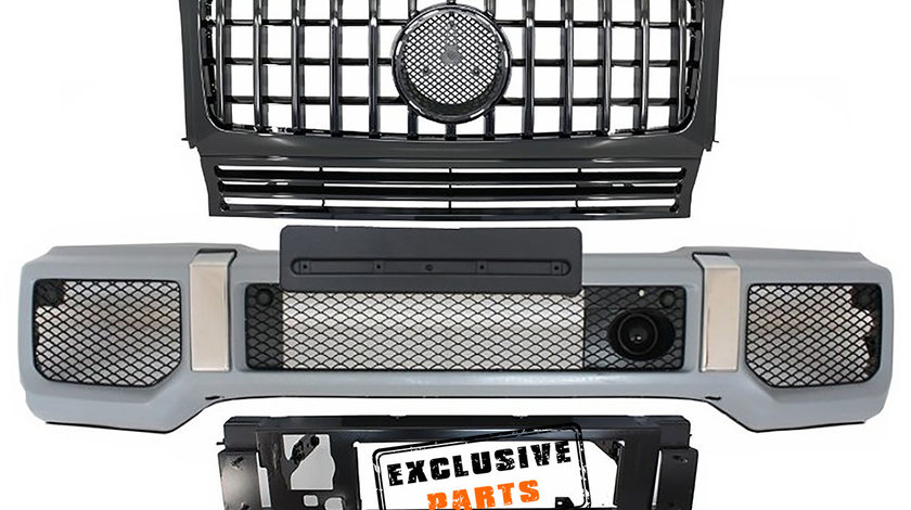 Bara Fata Mercedes Benz W463 G-Class (89-17) G65 G63 AMG Design cu Grila Centrala GT-R Panamericana