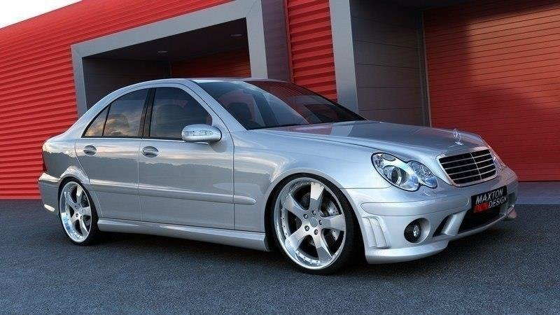 Bara Fata MERCEDES C W203 < AMG 204 LOOK> ME-C-203-AMG204-F1FP