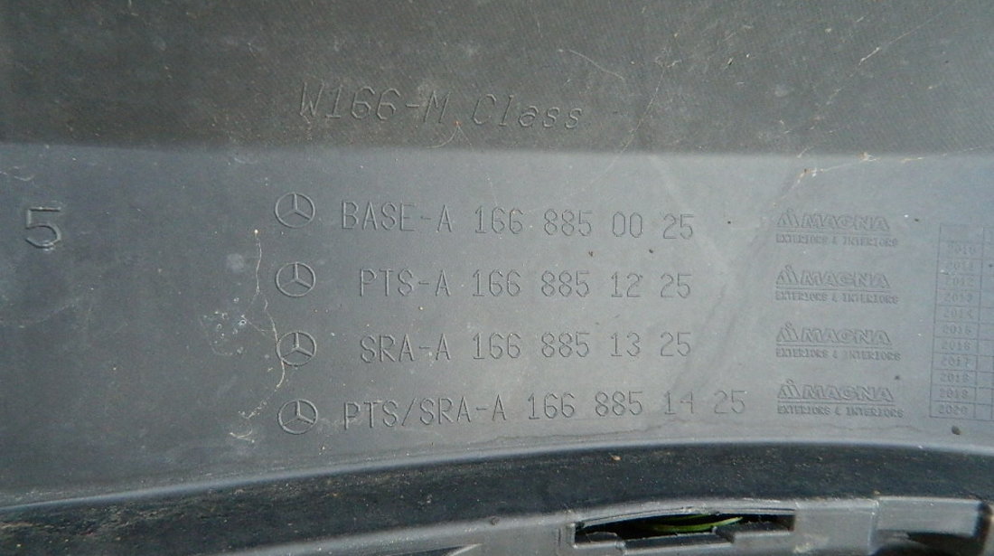 Bara fata Mercedes ML W166 2011- 2013 Cod : A1668850025