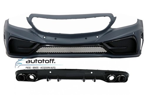 Bara fata si difuzor bara spate Mercedes C-Class C205 Coupe A205 Cabriolet (14-19) model C43