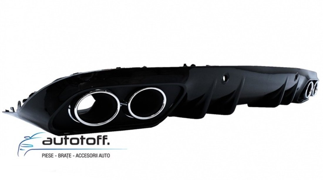 Bara fata si difuzor bara spate Mercedes C205 A205 C-Class (14-18) C63 Design