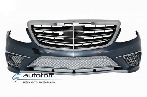 Bara fata si grila centrala compatibila cu Mercedes S-Class W222 (13-17) S65 Design