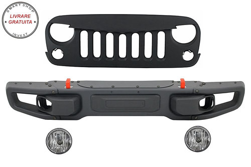 Bara Fata si Grila Centrala Jeep Wrangler / Rubicon JK (2007-2017) 10th Anniversar