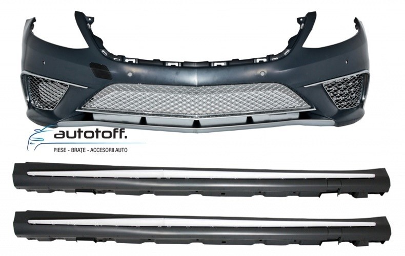 Bara fata si praguri compatibile cu Mercedes S-Class W222 (13-17) S65 Design