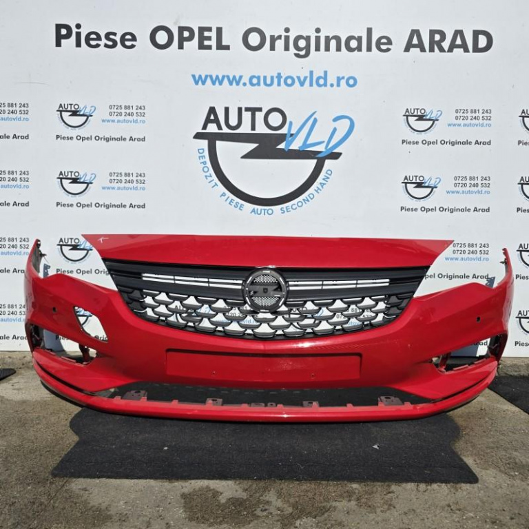 Bara fata spoiler cu 6 gauri senzori de parcare Opel Astra K 2015-2019