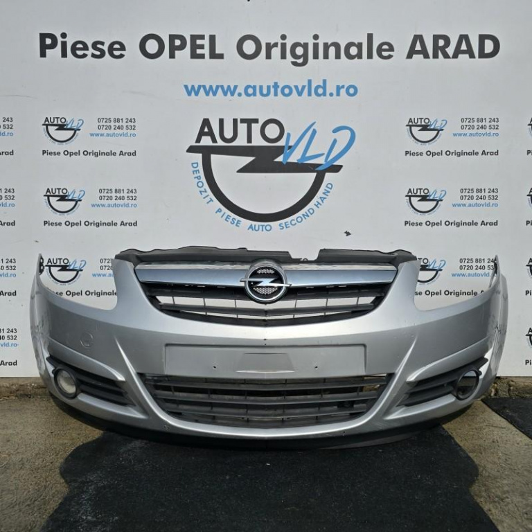 Bara fata spoiler cu grila Opel Corsa D 2006-2010