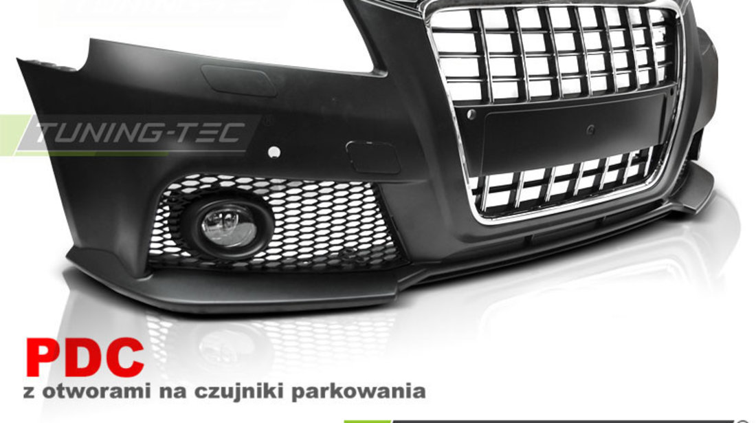 Bara fata Sport Crom look BLACK PDC compatibila AUDI A3 08-12