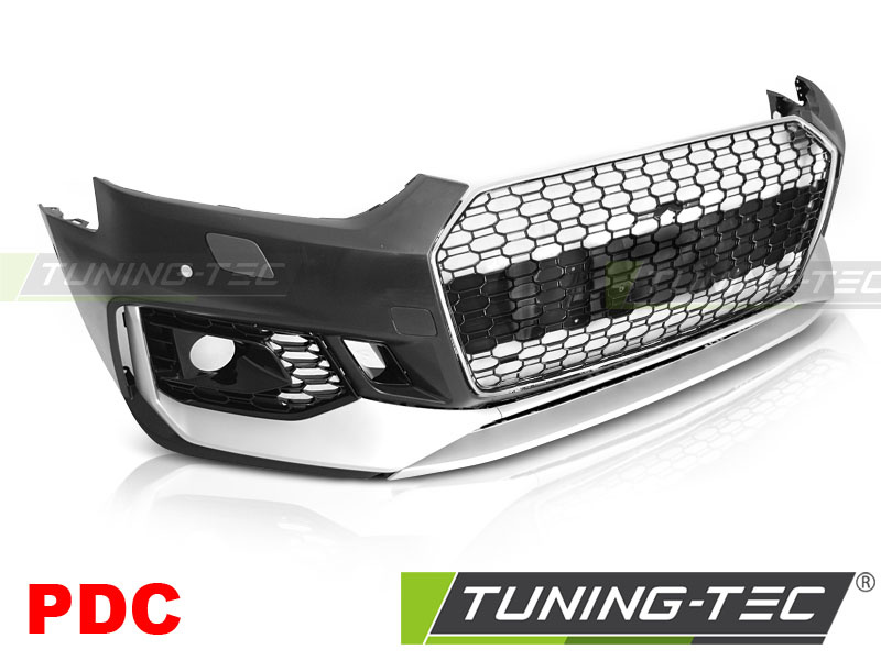 Bara fata Sport Crom look SILVER PDC compatibila AUDI A5 18-