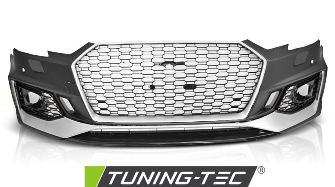 Bara fata Sport SILVER BLACK PDC compatibila AUDI A4 B9 08.15-19