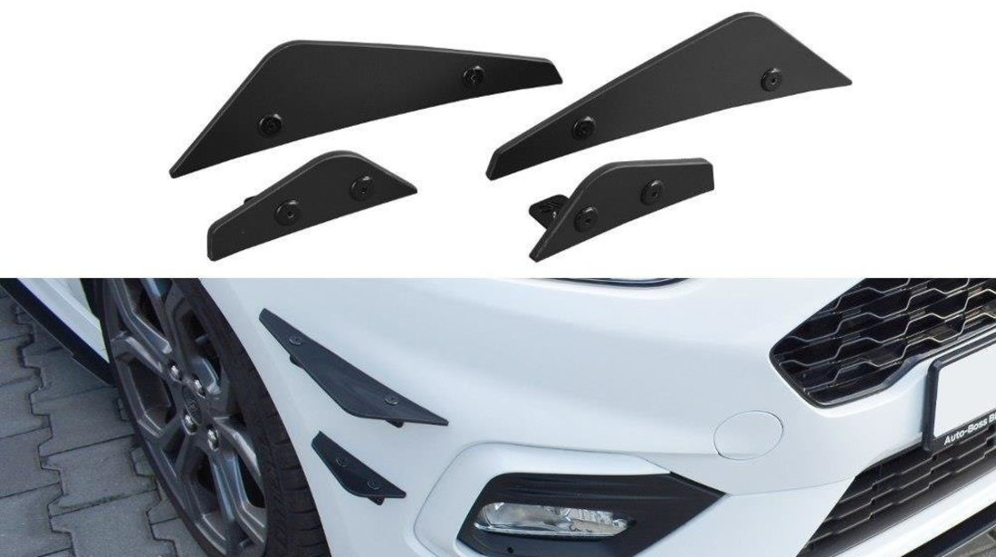 Bara Fata Wings (AIRINTAKE Splitere Aer Deflectoare Flapsuri ) Ford Fiesta Mk 8 ST/ ST-Line FO-FI-8-STLINE-CNC-CAN1A