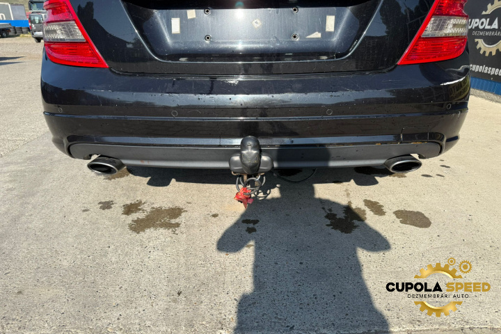 Bara spate AMG culoare 197 Negru Obsidian Mercedes-Benz C-Class W204/S204 [2007 - 2012]