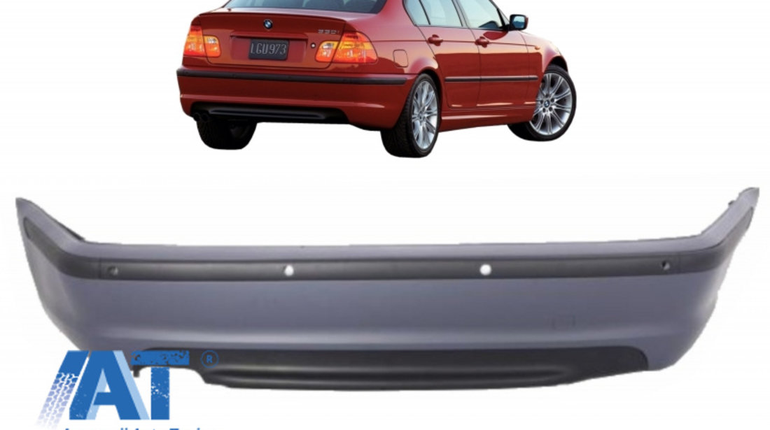 Bara Spate compatibila cu BMW Seria 3 E46 (1998-2004) M-technik Design Cu Gauri PDC