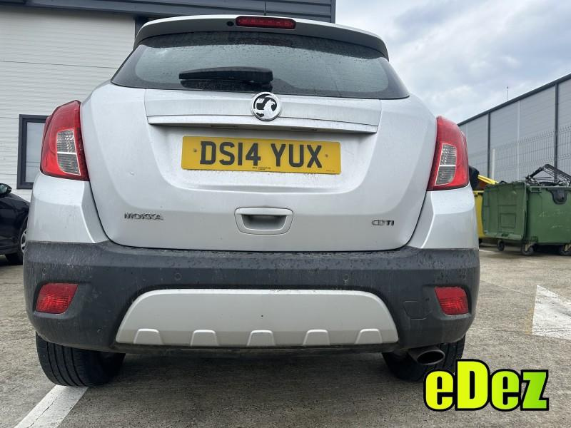 Bara spate completa culoare argintie metalizata - gan (176) Opel Mokka (2012-2016)