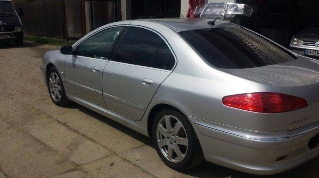 Bara spate completa culoare gri cu senzori parcare peugeot 607 facelift