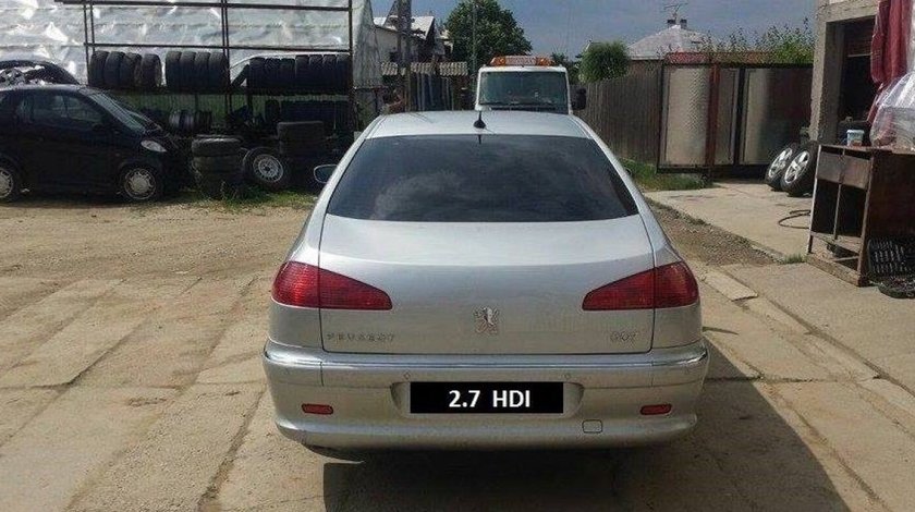 Bara spate completa culoare gri cu senzori parcare peugeot 607 facelift