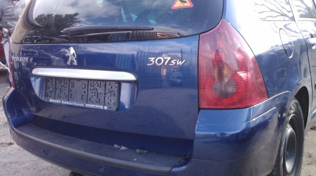 bara spate completa peugeot 307 sw culoare albastru inchis