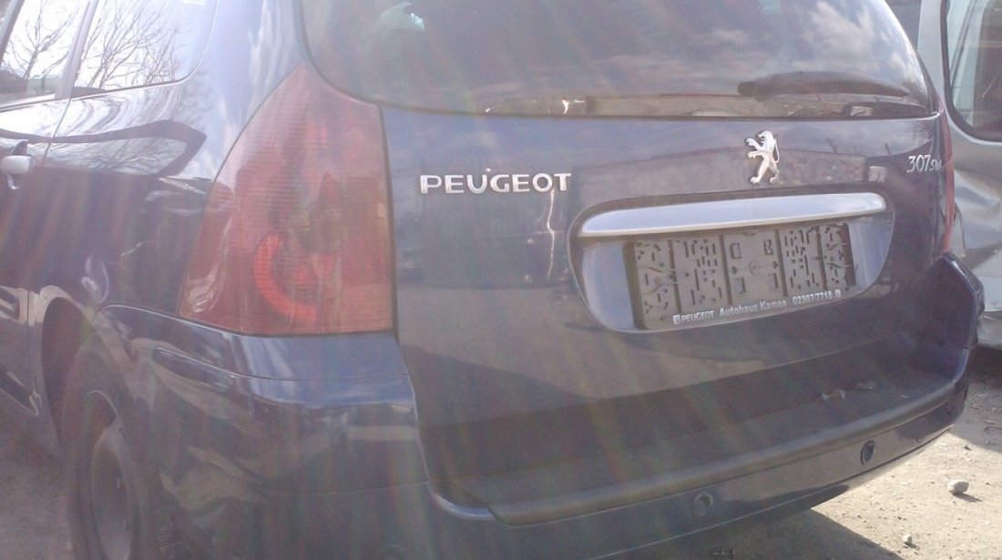 bara spate completa peugeot 307 sw culoare albastru inchis