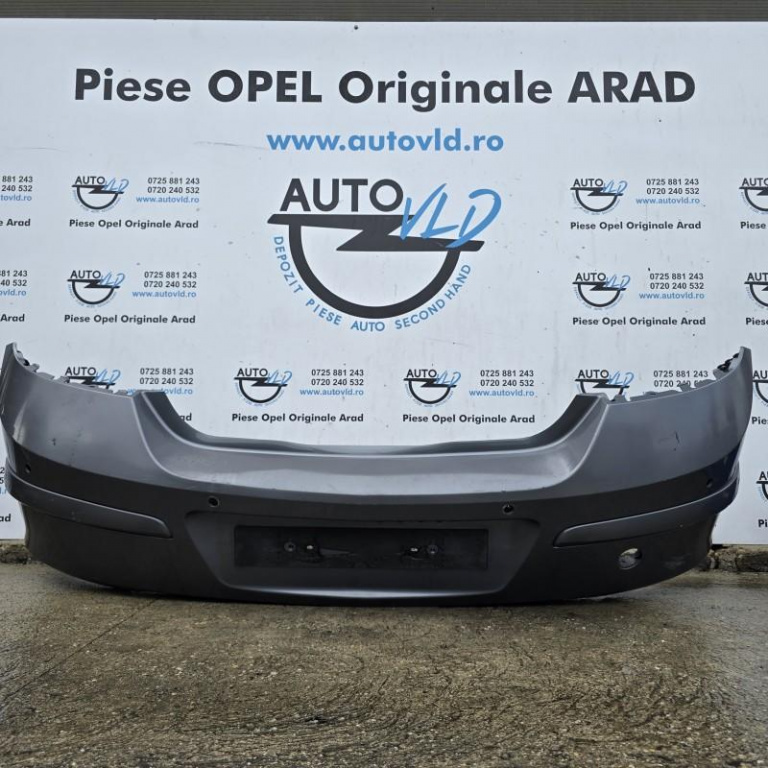 Bara spate cu locas pentru senzori parcare Opel Astra H facelift 2007-2010