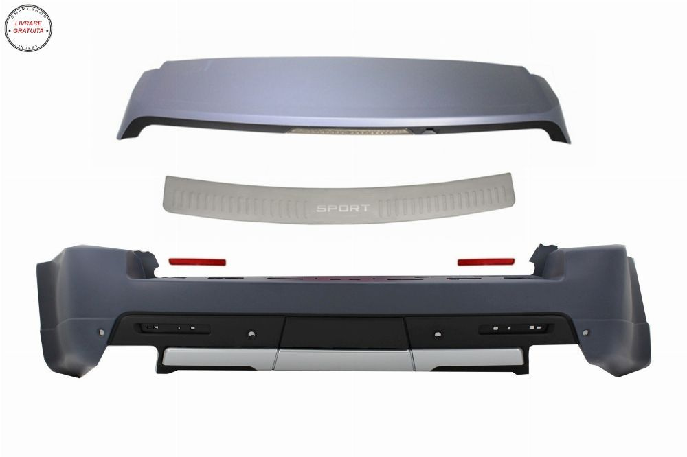 Bara Spate cu Protectie Portbagaj Aluminiu si Eleron Luneta Range Rover Sport L320- livrare gratuita