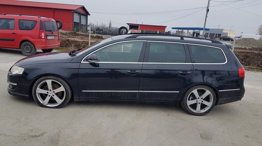 Bara spate cu senzori parcare culoare neagra cod lx9x vw passat b6 variant