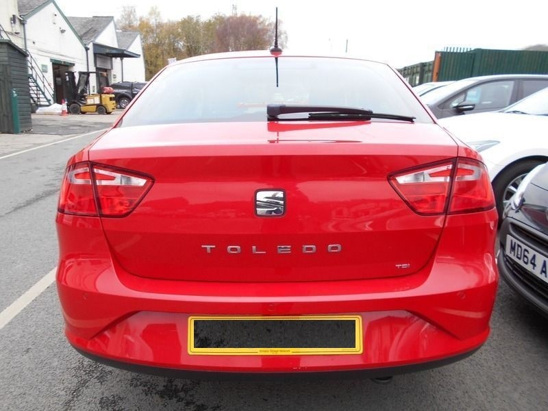 Bara spate cu senzori, Seat Toledo 4 (KG3) [Fabr 2012-2018] rosu