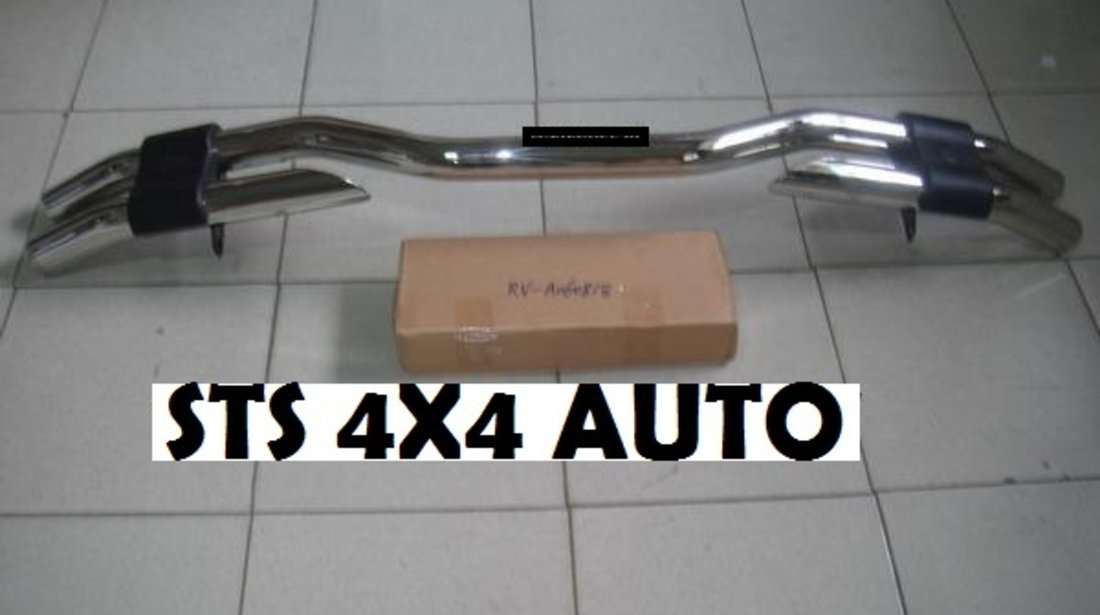 BARA SPATE DIN INOX TOYOTA RAV4 2006-2012.[DUBLU]